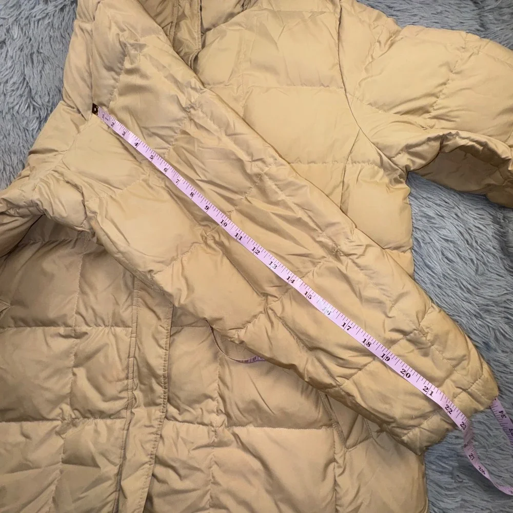 Eddie‎ Bauer Men's 2XL WeatherEdge Parka Tan Down Jacket Quilted Puffer Coat XXL